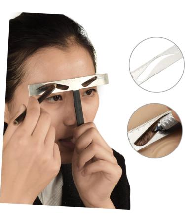 Gogogmee 1pc Eyebrow Tools Eyebrow Shapes Stencil Brow Stencils Template Positioning Ruler Stainless Steel Size 1 As Shown - Buy Online on GoSupps.com