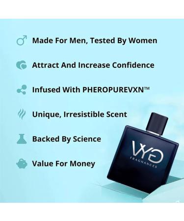 VYG Chrome Eau de Toilette Pheromone Perfume for Men Fragrance Fresh Aquatic Mens Cologne Classic Summer Beach Scent Luxury Perfumes for Men 50ml (1) - Buy Online on GoSupps.com