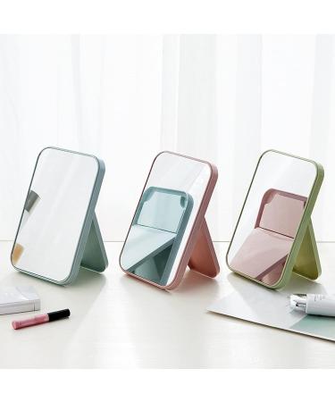 Cudfet Portable Desktop Makeup Mirror - 2 Pack Beige Folding Mirrors - Buy Online on GoSupps.com