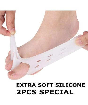 Silicone Gel Bunion Toe Corrector Orthotics - Pain Relief & Toe Straightener (1 Pair) - Buy Online on GoSupps.com
