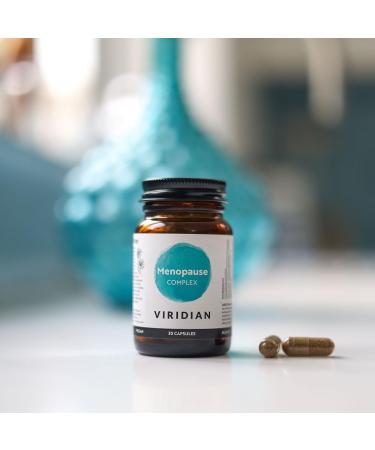 Viridian - Menopause Complex - 30 Capsules with Hops Lemon Balm Saffron & Sage | Formulated by Qualified Nutritionists | Optimal Potency | Exclusively Active Ingredients | Vegan - Buy Online on GoSupps.com
