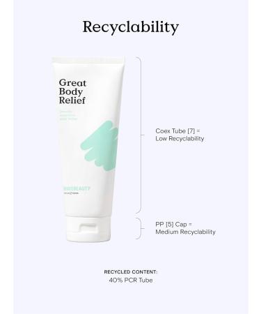 KraveBeauty Great Body Relief Lotion - 5% Tamanu Oil Ceramides Vegan & Cruelty Free | Skin Barrier Moisturizer for All Skin Types - 6.76 fl oz - Buy Online on GoSupps.com
