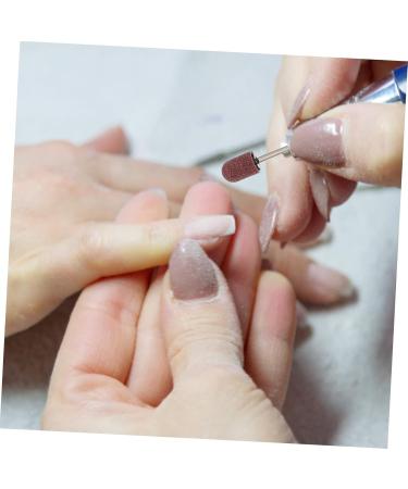 FRCOLOR 1 Set Nail Sand Ring Cap Nail Art Bit Tools Nail Sanding Head Polishing Heads Nail Polish Cuticle Nail Cuticle Drill Heads Nail Drill Bits Manicure Dedicated To Rotate Head Box 8x6cm Rosy - Buy Online on GoSupps.com