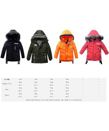 Odziezet Baby Boy Down Coat Hooded Puffer Jacket | Winter Outerwear 4-5 Years Green - Buy Online on GoSupps.com