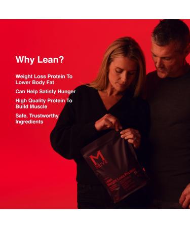 Mdrive Lean for Men - Protein Powder for Lean Muscle Mass with Morosil & Blood Orange Flavor - 30 Servings - Buy Online on GoSupps.com