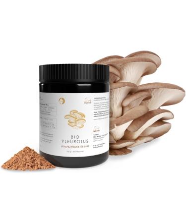 Organic Pleurotus Powder for Animals - Microfine Oyster Mushrooms 100g | Highest Quality Vital Mushrooms | Wohlrab - Buy Online on GoSupps.com