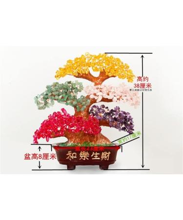 SDWGLD Healing Aura Quartz Crystal Tree - Natural Home Decoration & Positive Energy Decor - Buy Online on GoSupps.com