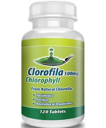 Clorofila en tabletas. Set de 2 frascos con 120 tabletas CADA uno. Desintoxica y purifica la Sangre ayuda a la Digestion combate estrenimiento mejora el sistema Immune.100% Natural. - Buy Online on GoSupps.com