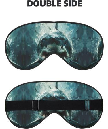 SSIMOO Shark Cum Print Eye Mask - Ultra-Soft Light-Blocking Sleep Comfort | International Shipping - Buy Online on GoSupps.com