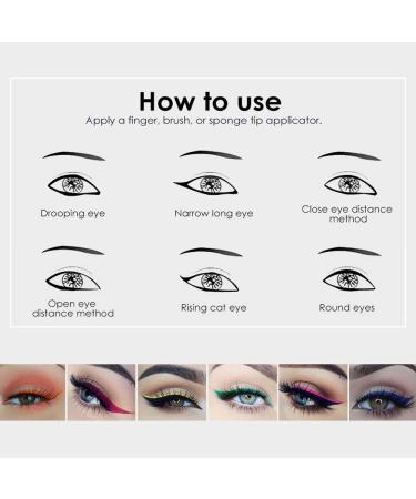 6 Matte Colorful Liquid Eyeliner Set - Long Lasting, Waterproof & Smudgeproof - Buy Online on GoSupps.com