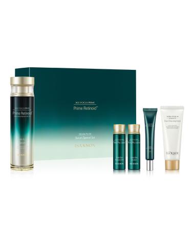 ISA KNOX Age Focus Prime Wrinkle For All (4.9fl oz) - Plant-Based Korean Skin Care Solution for Skin Elasticity & Moisturization by LG Beauty. Daytime Retinol.