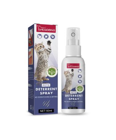 MRGIINRI Cat Wall Bed 50mlCat Spray Training Aid For Cat Scratch Furniture Protector Keep Pet Off Indoor Outdoor Use Cat Devices Indoor (A One Size)