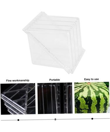 Uonlytech 2pcs Tools Vegetable Cucumber Molds for Yard Fruit Pumpkin Square Watermelon Stereotypes 15x15cmx2pcs Transparentx2pcs - Buy Online on GoSupps.com