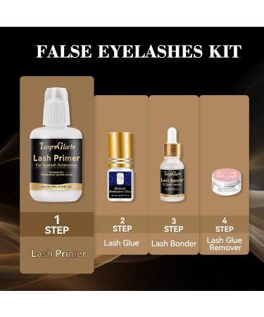 Lash Primer for Eyelash Extensions - 2 Pack | Professional Protein Oil Remover & Adhesive Booster for Mascara Application - Buy Online on GoSupps.com