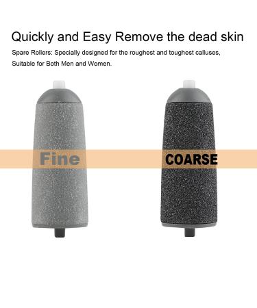 10 Pack Replacement Rollers for Finishing Touch Flawless Pedi Electric Tool File with 5 Black Coarse and 5 Gray Fine Rollers - Includes 2 Cleaning Brushes - Buy Online on GoSupps.com