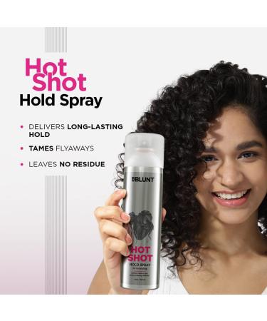 B.BLUNT Hot Shot Hold Spray for Instant & Firm Hold - 300 ml Black - Buy Online on GoSupps.com