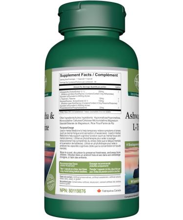 VORST Ashwagandha and L-Theanine Complex 3 x 90 Vegan Capsules | Supports Stress Relief Promotes Relaxation | 3 Bottle 270 count (Pack of 1) - Buy Online on GoSupps.com