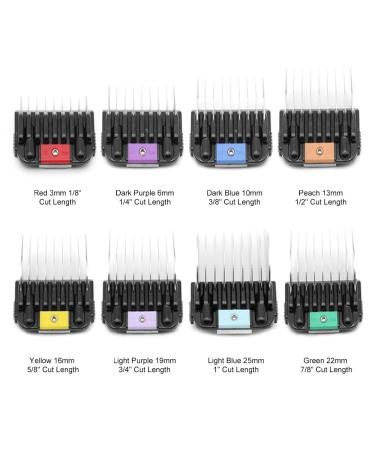 Shernbao Professional Stainless Steel Clip Guide Comb Set for A5 Style Detachable Blade Clippers - Fits #10/15/30 - Ideal for Pets and Horses - Buy Online on GoSupps.com