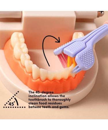 Stadsweg Sensory Joy Toothbrush - 3D Three-Sided Toothbrush for Adults & Children | 6 Colors | Soft Care for Special Needs - Buy Online on GoSupps.com