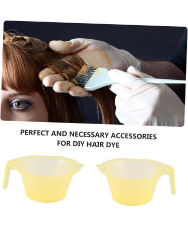 3 pi ces Bol Teinture Cheveux Jaune Bol M langeur Robuste pour Coloration DIY Accessoires Teinture Cheveux Pratiques pour Salon et Usage Domestique - Buy Online on GoSupps.com
