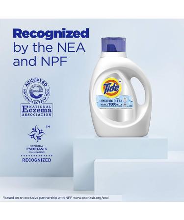 Tide Hygienic Clean Heavy Duty 10x Free Liquid Laundry Detergent - Unscented 59 Loads HE Compatible - 92 Fl Oz - International Shipping Available - Buy Online on GoSupps.com