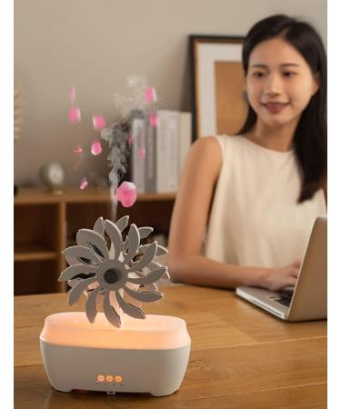 SereneMist 300ml Essential Oil Diffuser & Humidifier - Rain Cloud Aromatherapy Device for Home | Timer & Fragrant Oil | White - Buy Online on GoSupps.com