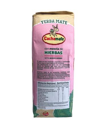 Yerba Mate Cachamate Herbal Mix with Boldo & Mint 500g - Protects Liver - Premium 1.1 lb (Pack of 1 - Buy Online on GoSupps.com