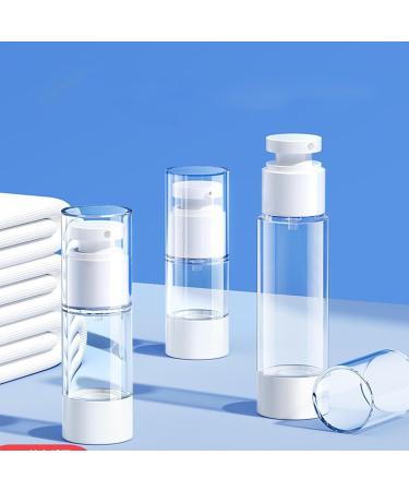 Ydseozoa 4-Piece Airless Pump Dispenser Set | Refillable Travel Bottles for Cosmetics Shampoo & Lotion - Leak-Proof 15ml & 30ml - Buy Online on GoSupps.com