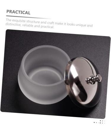 Healeved Nail Art Crystal Cup Decorative Monomer Dish Liquid Containers Manicure Tool Dappen Dish with Lid Nail Art Cleaning Tool Glass Cleaning Cup Stainless Steel Mixing Cup Carved - Buy Online on GoSupps.com