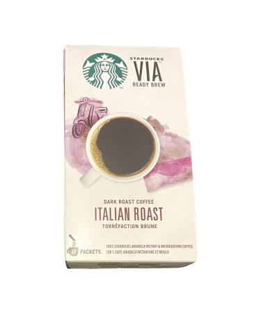 STARBUCKS Starbucks Via Italian Road Ready Brew 12-Pack of Micro-Ground Instant Coffee Bags