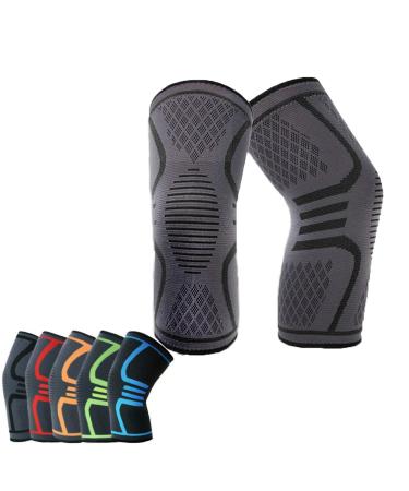 Dr. Bone's Compression Sleeve Knee Support Brace Designed To Alleviate Pain Caused By Joint Pain Arthritis Ligament Injury Meniscus Tear Acl Mcl Tendonitis Pain Relief (Pack 2 Large) L 2