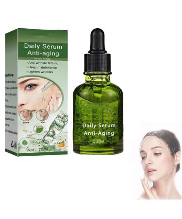 BomdoG Anti Wrinkle Face Serum 20ml Deep Anti-aging Essence Reduces Fine Lines And Wrinkles Tightens Face Shrinks Pores And Improves Skin (1 Bottle)