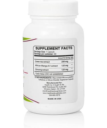Leptin Syn3rgy (Green Tea African Mango Ginseng) - 60 Capsules Leptin Synergy 60 Capsules - Buy Online on GoSupps.com