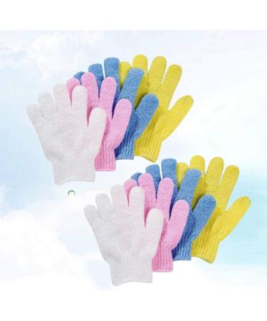 SUPVOX Washing Gloves - 8pcs 5 Fingers Towels & Peeling Massage Gloves for Body Care | International Shipping - Buy Online on GoSupps.com