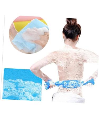 Healeved Onsen Bath Towel Set - 4pcs Body Towels with Back Scrubber and Loofah | Bath Cloth for Massage | Frosted Bath Loofahs - Buy Online on GoSupps.com