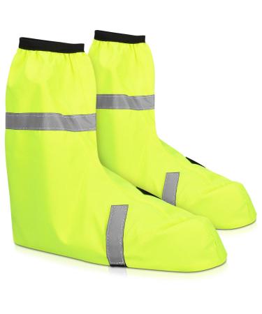 Navari's shoe overshoes rain protection gaiters - protection against rain and dirt - waterproof - for women and men - various sizes EU40-43 yellow