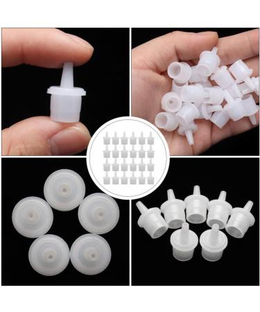 100pcs Eyelash Glue Bottle Stopper Caps - Replacement Tips for Lash Glue Bottles - Professional Grafting Eyelash Glue Plugs - Buy Online on GoSupps.com