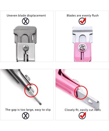 PSGS Professional Nail Art Clipper Special Type U Word False Tips Edge Cutters Manicure Colorful Stainless Steel Nail Art Tools (Color : New Rainbow) - Buy Online on GoSupps.com