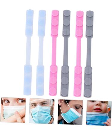 Ultechnovo 6 St Masking Hooks - Reusable Silicone Rope Buckle for Face Cover Anti-Ear Protector S Hooks (15.8x1.5cm) - Buy Online on GoSupps.com