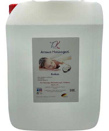 Aroma Massage Oil 1L - Coconut | Medicinal Quality for Massage Physiotherapy & Wellness - International Shipping - Buy Online on GoSupps.com