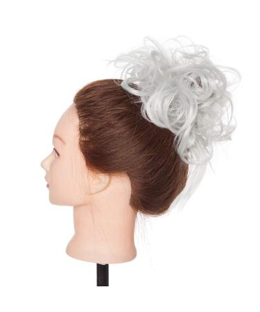 Shop Tess Hair Part Dutt Hair Tie - Silver Gray Hair Extensions for Women | 45g Smooth Shaped Updos - Affordable International Shipping - Buy Online on GoSupps.com