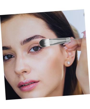 HAPINARY 2 Sets Stainless Steel Eye for Eyeshadow Aluminum Alloy Eyeshadow Brush Artificial Fiber - Buy Online on GoSupps.com