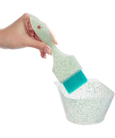 Glamlily Hair Coloring Kit with Brush Mixing Bowl and 2 Foiling Boards for Hair Dyeing and Highlighting Hair Coloring 6 Piece - Green - Buy Online on GoSupps.com