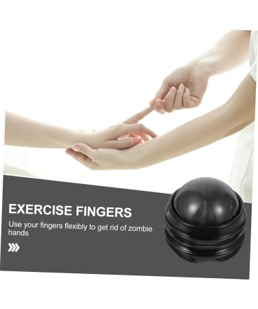 Hapinary Multifunctional Massage Ball | Yoga & Fitness Exercise Accessory - 6.5x6.1cm Black - Buy Online on GoSupps.com