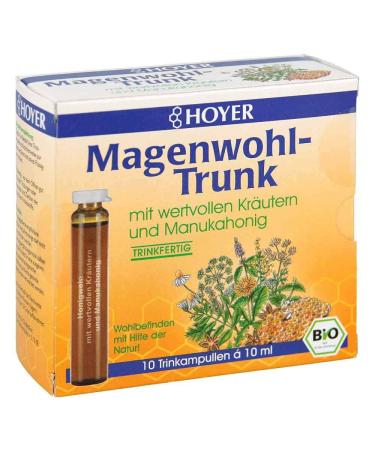 hoyer magenwohl trunk drinking ampoules 10X10 ml