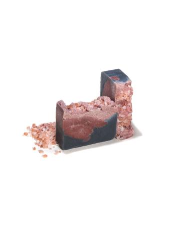 Bamboo Charcoal & Himalayan Pink Salt Soap Bar (4Oz) - Handmade Organic Soap for Oily Skin | Falls River Soap Company - Buy Online on GoSupps.com
