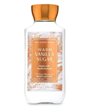 White Barn Warm Vanilla Sugar Body Lotion Gold Swirl 2020