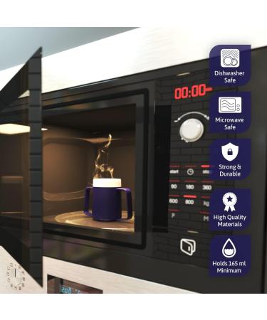 JFA Supplies 2 Handle Blue Adult Drinking Mug 165ml | Non Spill Sippy Cup - Buy Online on GoSupps.com