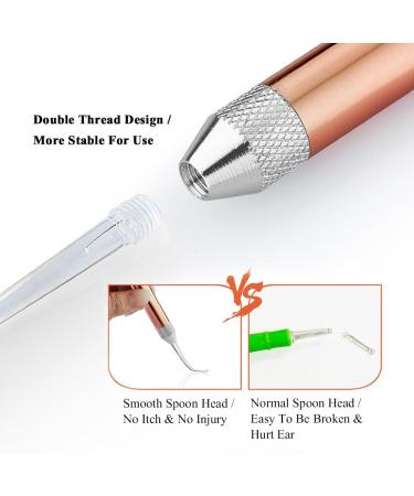 Waterproof Flashlight Earpick Ear Wax Cleaner | Luminous LED Light Spoon Cleaning Tool for Children & Adults | Baby Earwax Remover - Buy Online on GoSupps.com