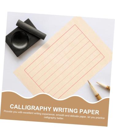 KALLORY 50 sheets Art Practice Raw Chinese Writing Pen for Sumi Drawing Soft Japanese Xuan Ink Rice Paper - Buy Online on GoSupps.com